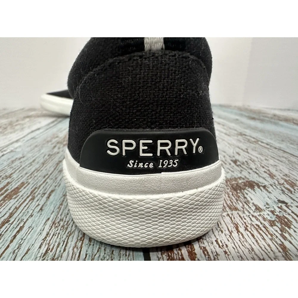 Sperry Femmes Black  Slip On Sneaker, Women's Size (7) STS84727